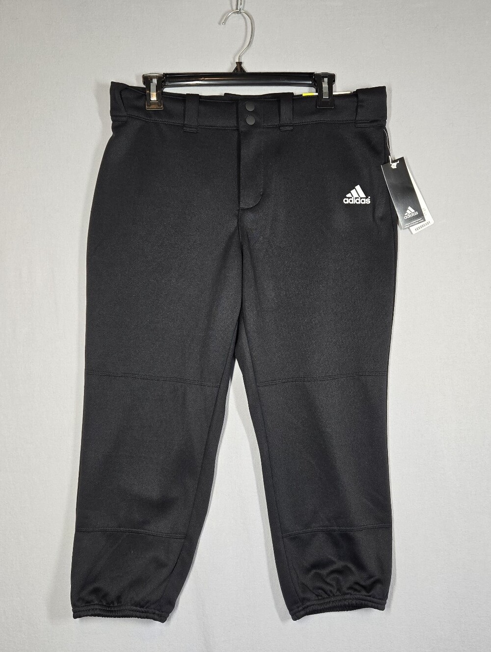 Adidas Aeroready Softball Pants Women’s Large Black Cropped Tapered